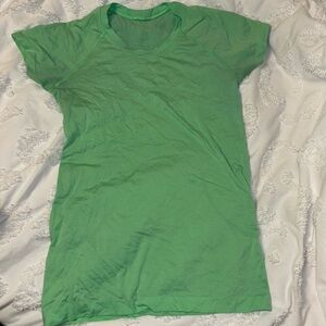 Green Lululemon swiftly short sleeve